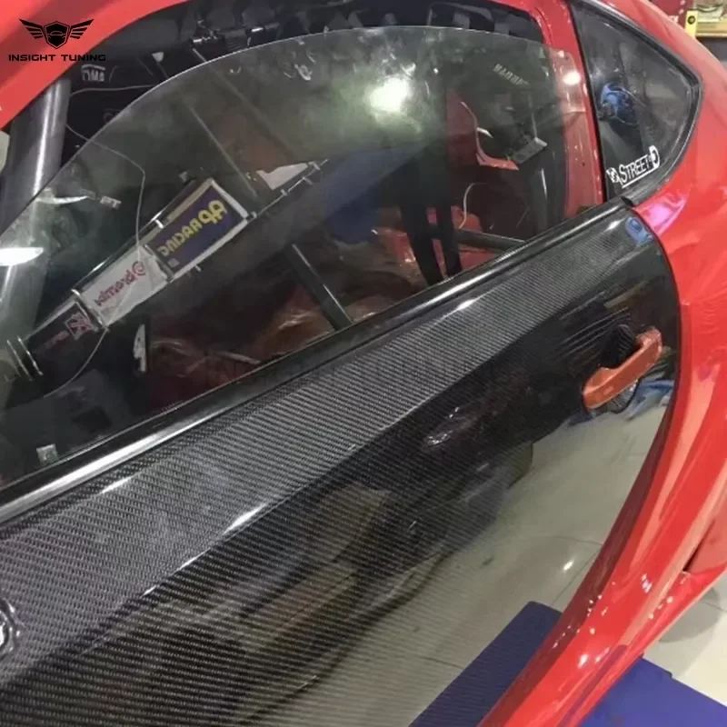 Lightweight 3K Dry Carbon Fiber Door Panel for GT86 Subaru BRZ ZN6 ZC6 2013-2019 Racing Door Shell Body Kit Side Doors