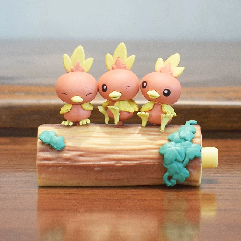 Anime Figure Pok é Mon Friendship Of Wood Blind Box Cute Action Figure Collectible Toy Desktop Decoration Surprise Gift For Fans view 5