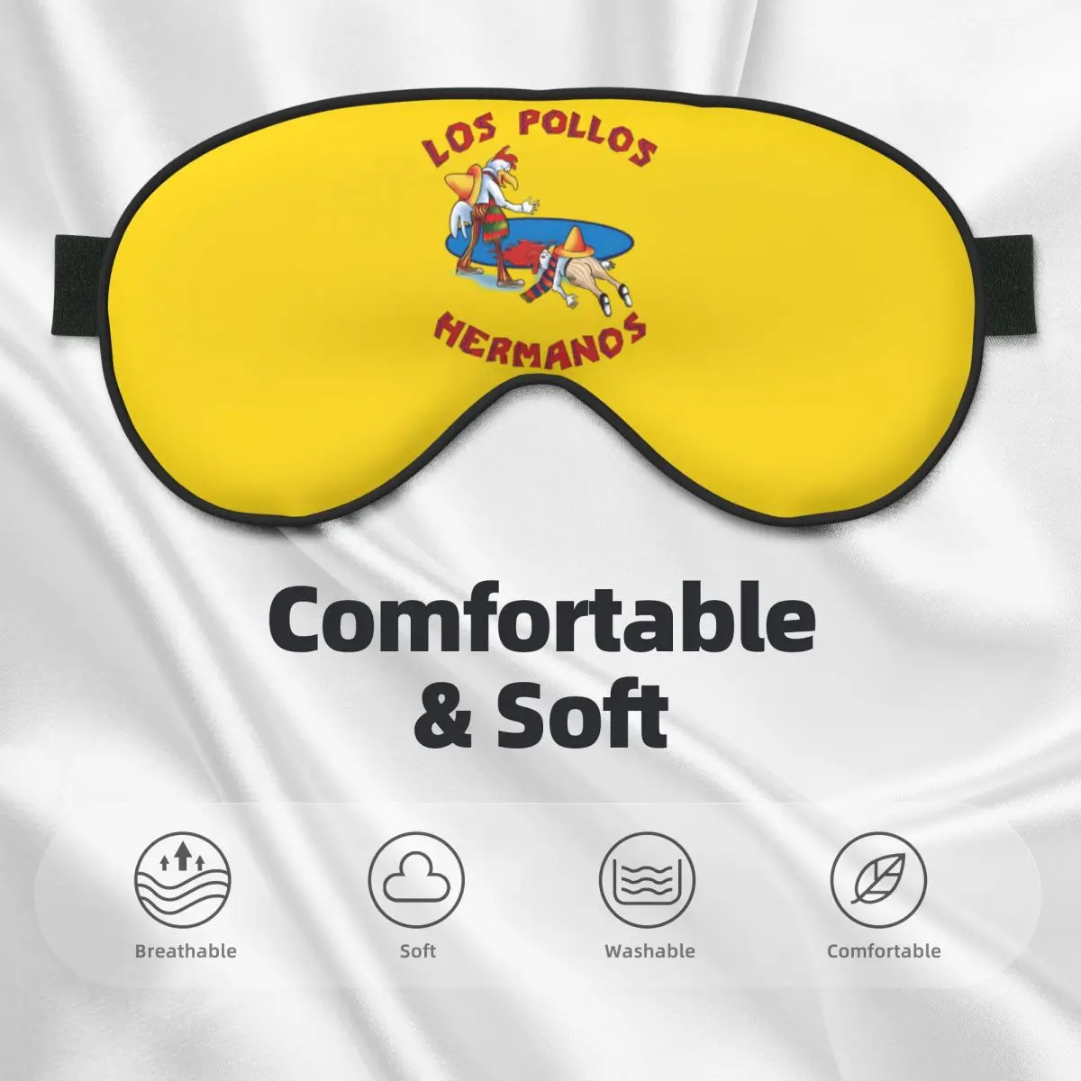 مضحك لوس بولوس لينة قناع عين النوم الغمامة الدجاج الإخوة الغداء كسر الرجال النساء لصقة عين قيلولة الصحة غطاء العين