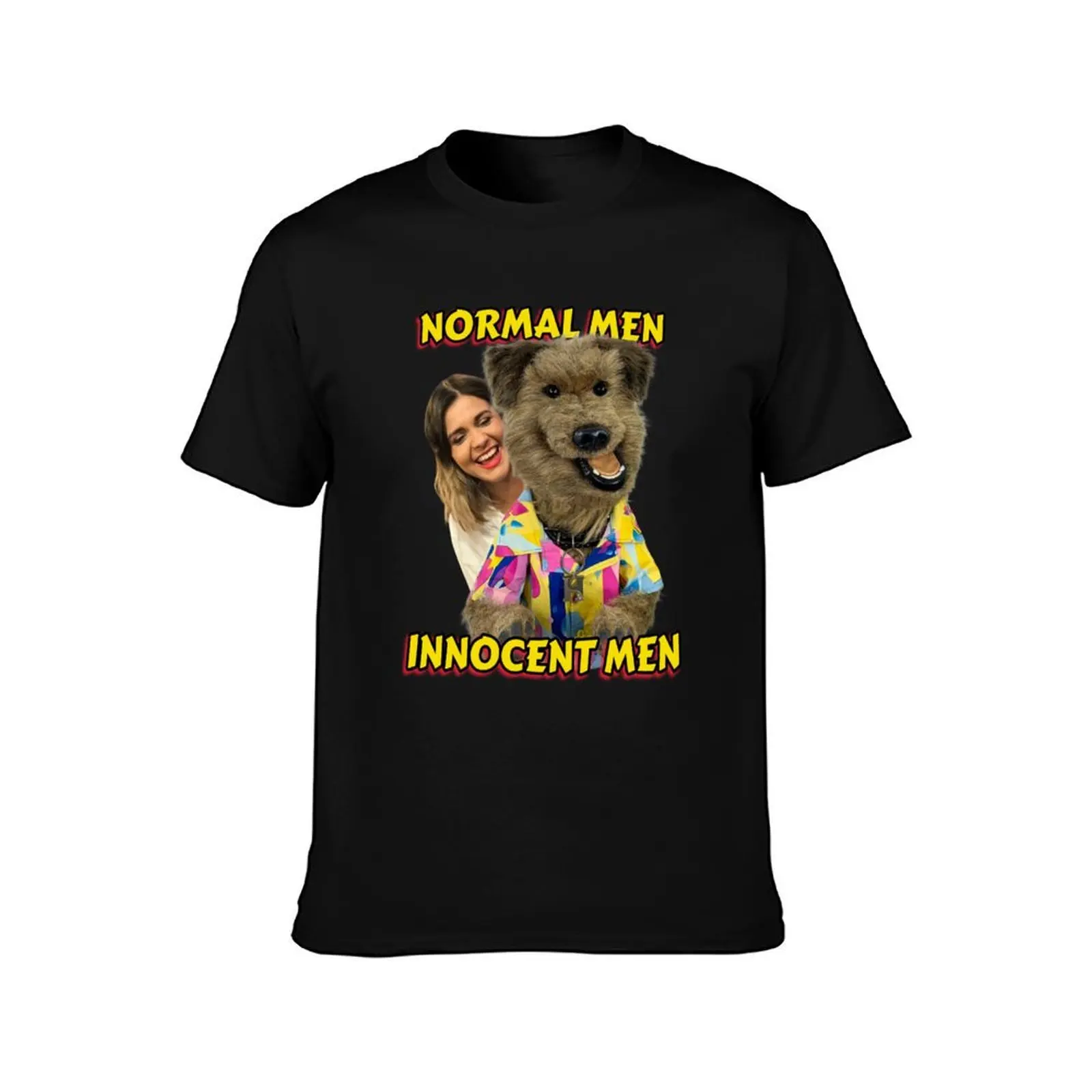 NORMAL MEN - INNOCENT MEN T-Shirt Fashion Letter Print T-Shirt