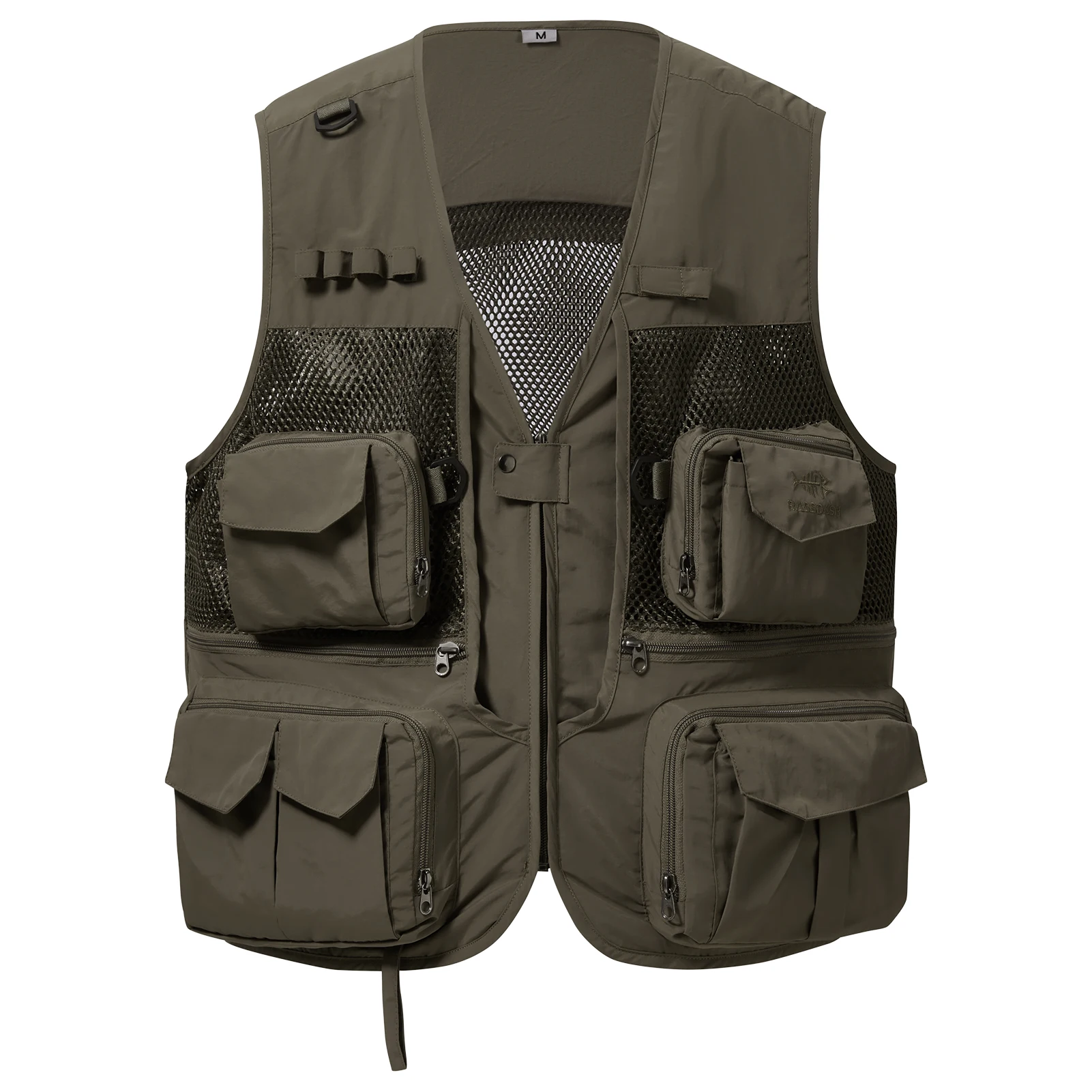 Bassdash Männer Frauen Utility Angeln Fracht weste Outdoor Safari Fotografie Arbeits weste mit mehreren Taschen Mesh Rücken fv14 3