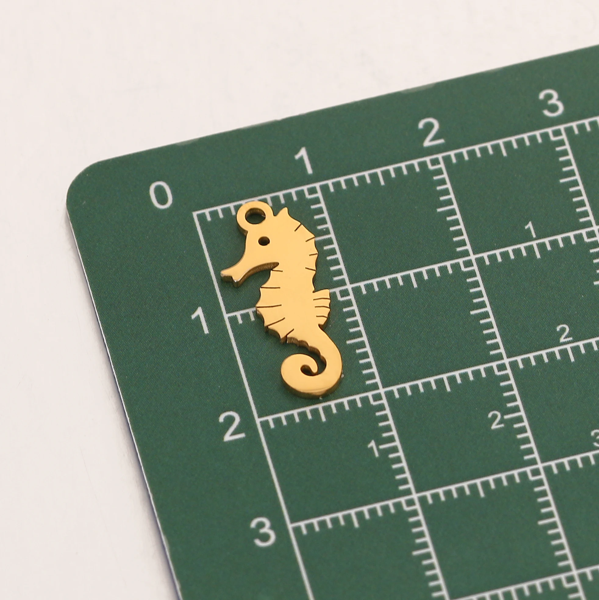 5 teile/los Gold Farbe Marine Tier Octopus Meer Fisch Conch Seestern Charms Edelstahl Anhänger Für Schmuck Machen Zubehör – Detail 18