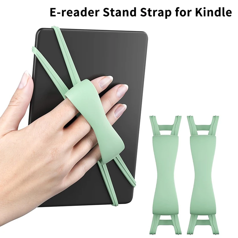 1Pieces Anti-slip Silicone Soft Hand Strap Grip For 4.7-8" Kindle EReaders Tablet For Kindle Kobo Kindle E-Book Tablet Stand