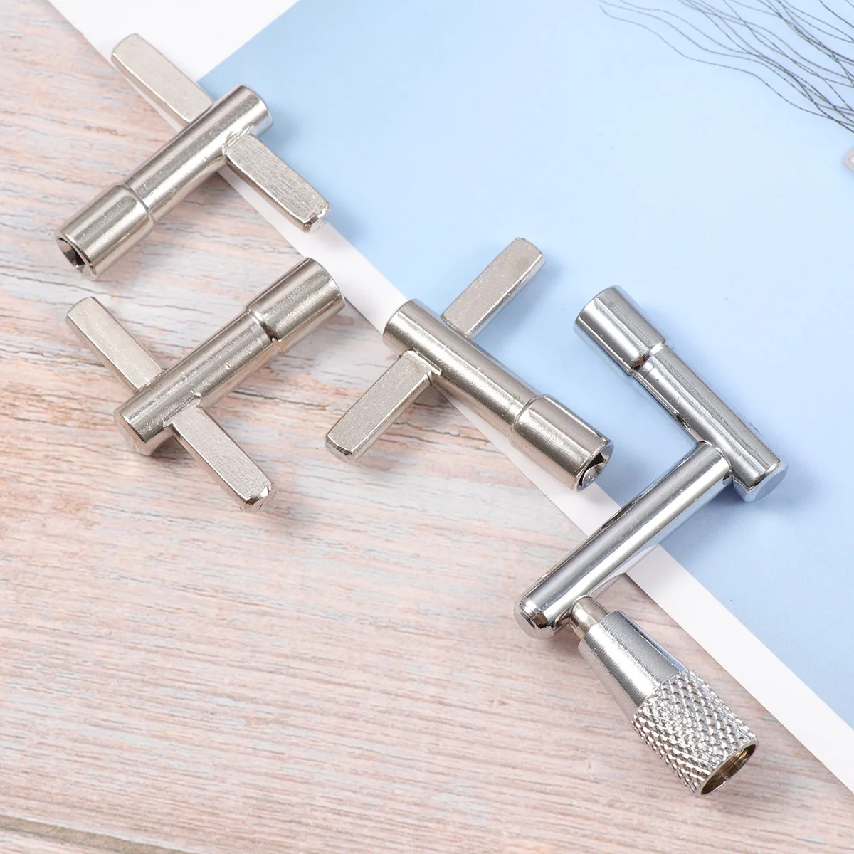 

4 Pcs Musical Instrument Adjustment Wrench Drum Keys for Tuning Drums Drummer Accessories