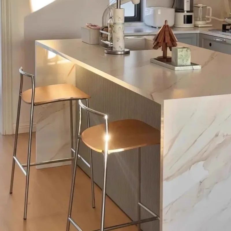 

Industrial Style Bar Stool Nordic Cafe Iron Chair Commercial Pub Reception Counter Height Stool for Kitchen Island Dining Chair