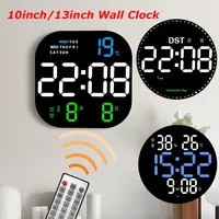 LED Digital Countdown Wall Clock Large Screen Temperature Date Day Display Timing Electronic Clock Dining Room Decor with Remote