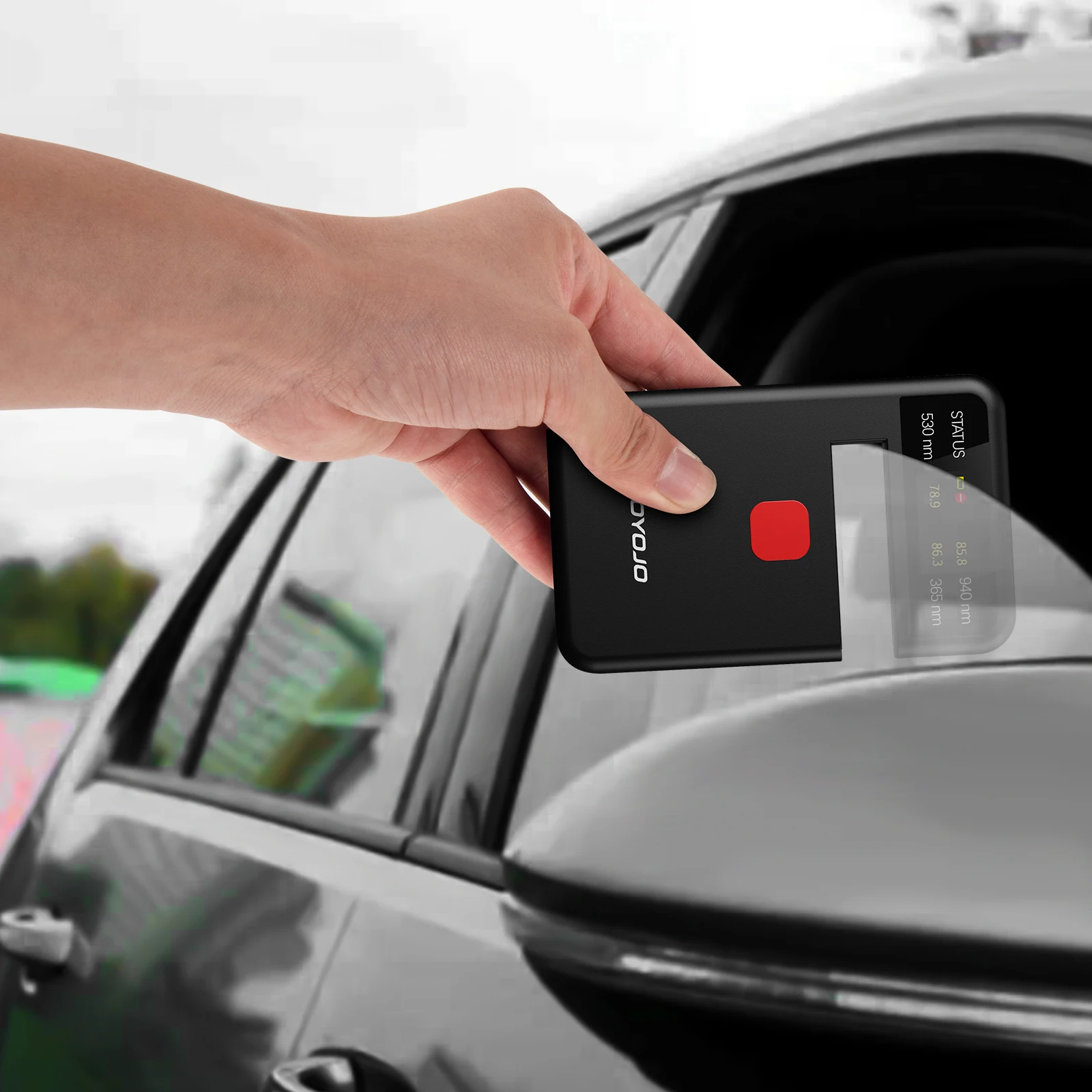 CT-23/CT-25 Portable Window Tint Transmission Meter Measure UV Blocking Rate Visible Light Transmittance IR Rejection