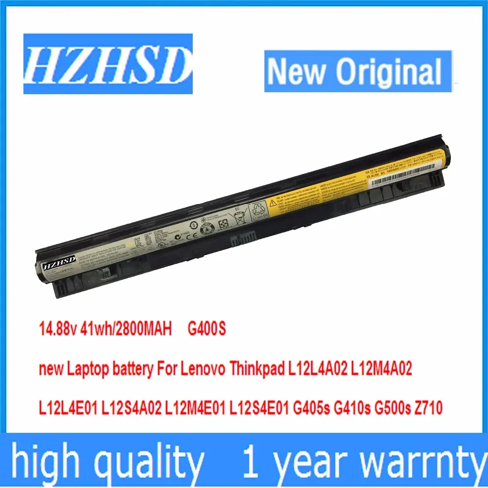 14.88v 41wh/2800MAH G400S new Laptop batteryFor LenovoThinkpadL12L4A02 L12M4A02 L12L4E01 L12S4A02 L12M4E01 G405s G410sG500s Z710