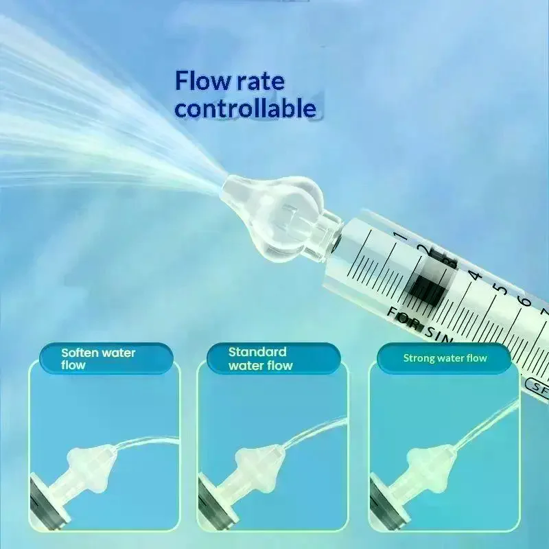 /Kuz/1Pcs 10/20/30/60ML Baby Nose Cleaner Baby Nasal Aspirator Syringe Rhinitis Nasal Washer Irrigator Needle Baby Nose Washing