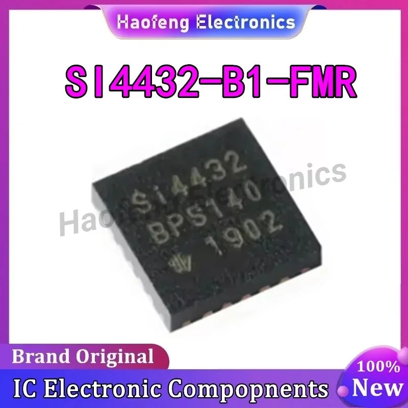 5PCS SI4432-B1-FMR SI SI4432 SI4432-B1 IC RF TXRX Chip QFN20 100% New Original in stock