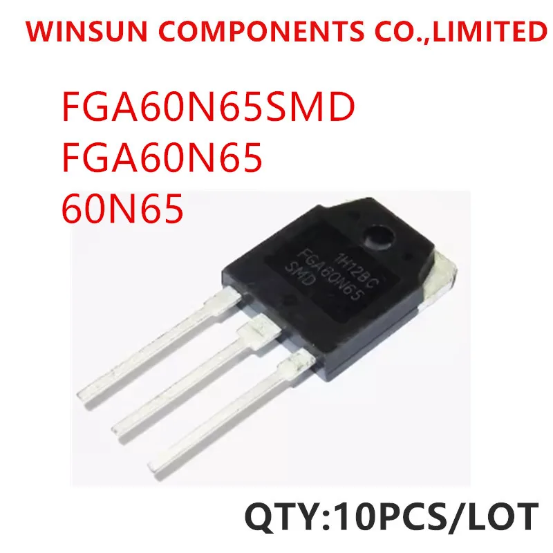 100% New Imported Original FGA60N65SMD FGA60N65 60N65 TO-247 IGBT Ppe Welder Commonly Used 60A 650V