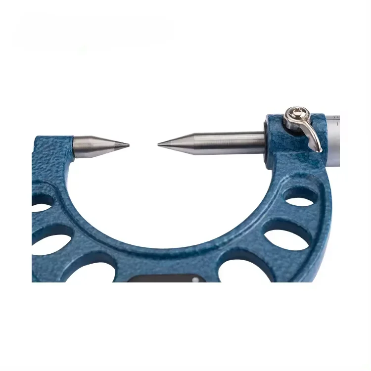 

l # For Dasqua Stainless Steel Newly 0-25mm Point Micrometer With Ratchet Stop