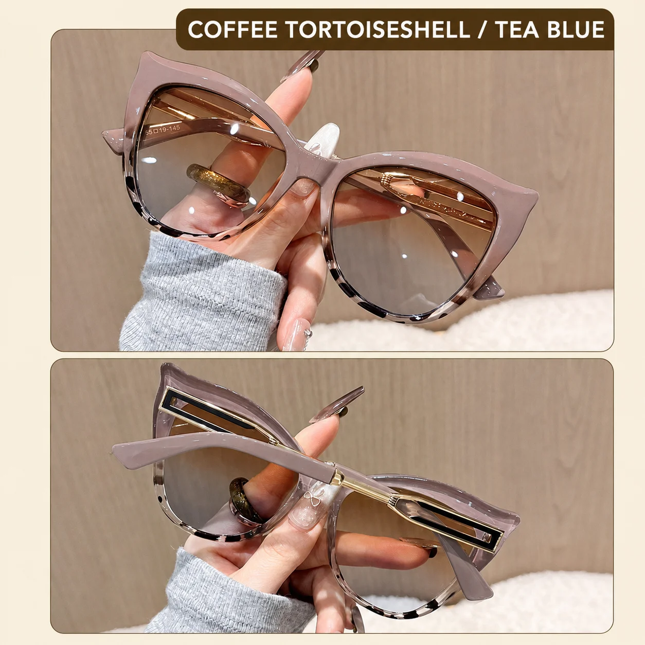 Driving Outdoor Sunglasses Protective Color Block Fashion Shades Uv400  Glasses Stylish Eye Sunglasses For Cycling