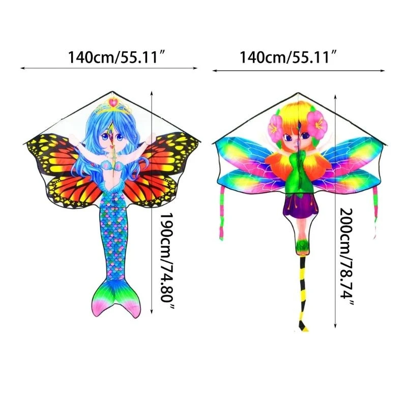 Cerf-volant coloré pour enfants adultes, activité sportive amusante en plein air, 15UB