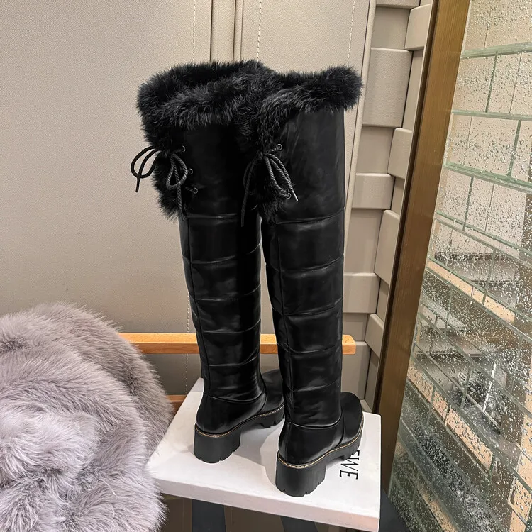 Big Size  thigh high boots knee high boots over the knee boots women ladies boots	shoes woman winter boots women