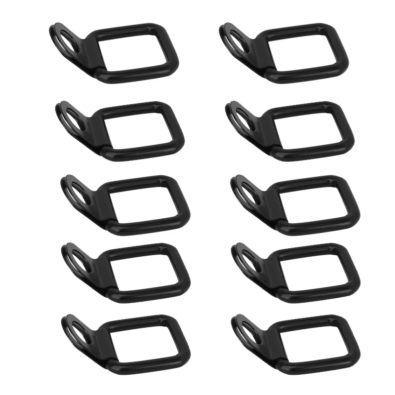 

10 шт. металлических крюков-фиксаторов для крепления груза, кольцевых креплений для прицепов, задних боксов, модифицированных защелок-крюков