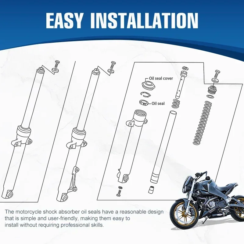 41X54X11 41 54 11 Dầu Cói & Bụi Cho Xe Honda VT750DC VT750 Bóng Tinh Thần VFR750 VT750S VT750 Quả Phụ Đen PC800 1988-2015