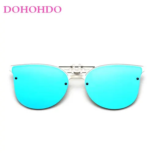 Gafas de sol polarizadas con Clip para hombre y mujer, lentes de sol abatibles hacia arriba de gran tamaño, para conducir, conjunto de gafas para miopía, lentes fotocromáticas