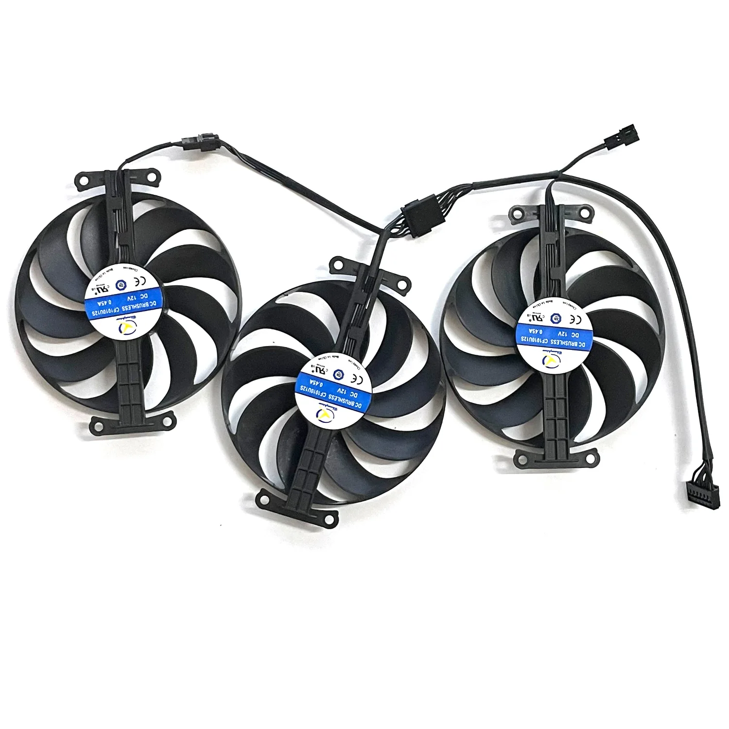 CF9010U12D CF1010U12S RTX3070 GPU 쿨러 팬, 아수스 지포스 RTX 3070 3060 Ti 메갈로돈 게임용 GPU 쿨러 팬