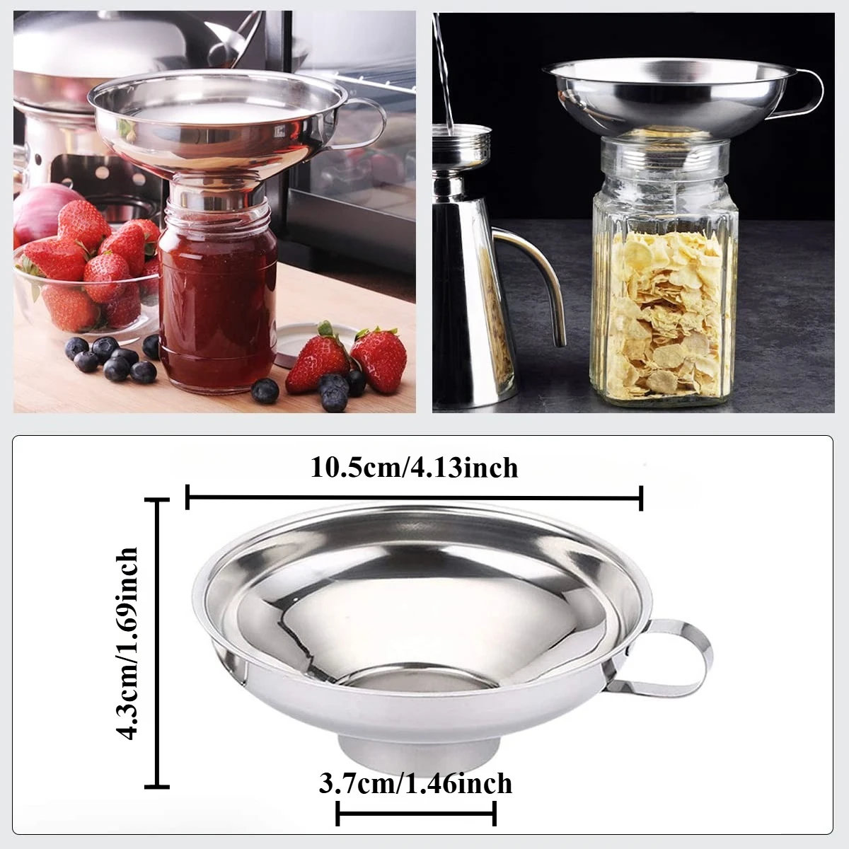 WOOJACK Inmaaktrechter voor ge - Mason Jar Wide Mouth recensie en prijs