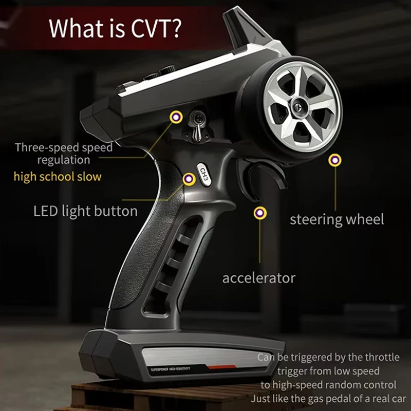 80KM/H Brushless 4WD RC Truck 6