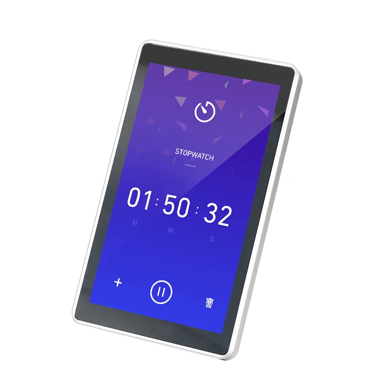 Tuya WiFi Wall-Mounted Smart Home Control Panel IPS Display USB Aluminum Frame Touchscreen Voice Control Android Operated Hotels