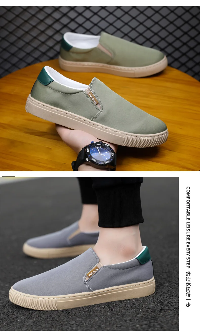 Neue weiße Slip-On-Leinenschuhe für Herren, vulkanisierte Sneakers, Studenten- und Jungen-Loafer, Espadrilles, lässige Herren-Fahr- und Golfschuhe, Größe 47 48. – Detail 26