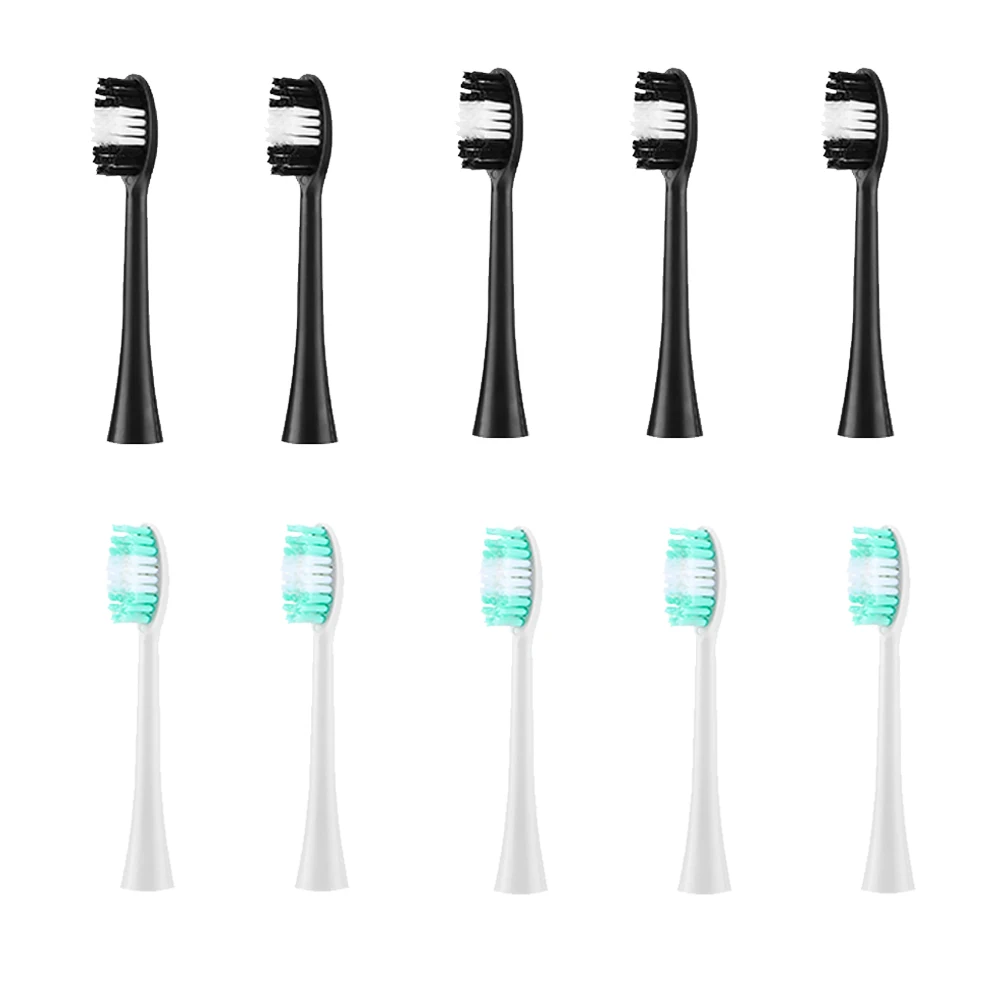 10pcs/lot Brush Heads Electric Toothbrush Replacement Brush Heads For Teeth Cleaning Whitening Dental Calculus Scaler Teeth Brus