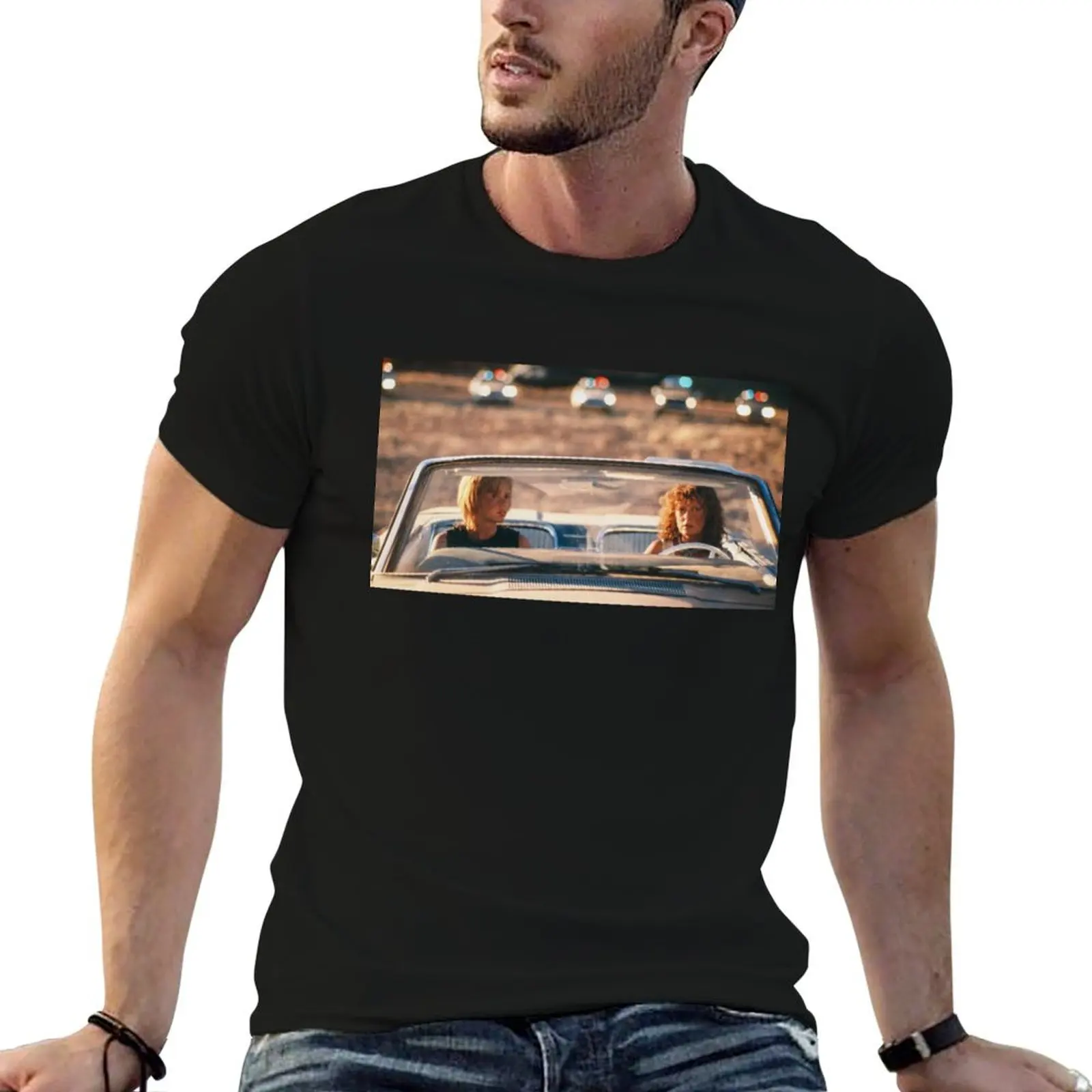 

Thelma and Louise car movie poster classic movie T-Shirt man tshirt t shirts designer T-Shirt
