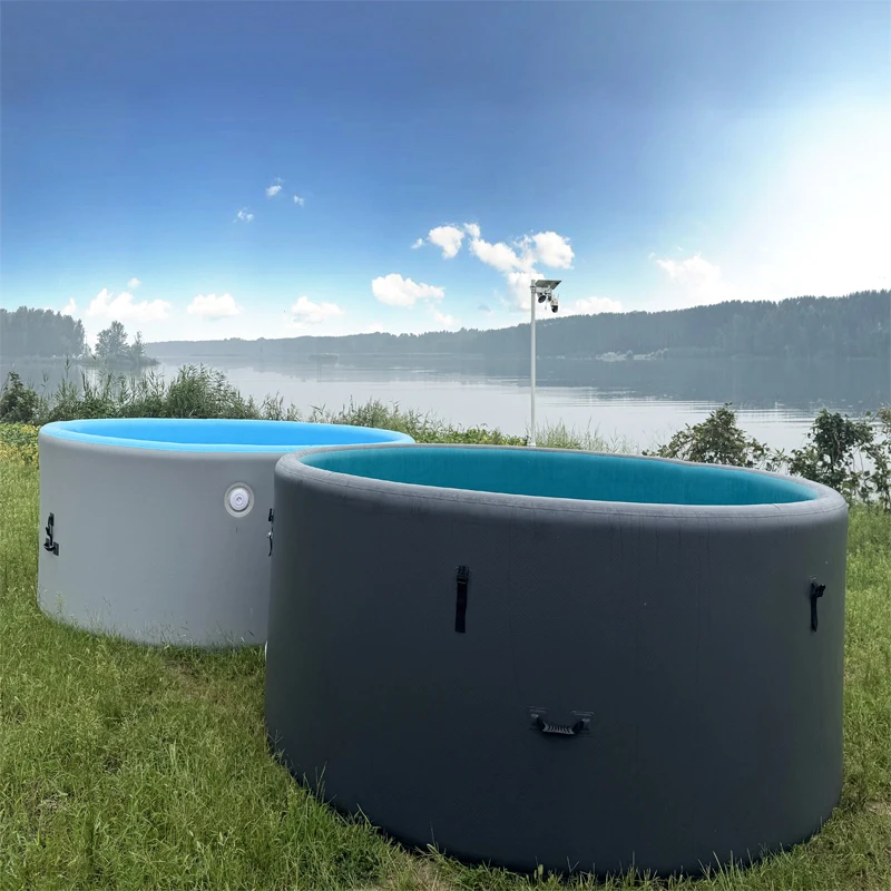Drop Stitch Inflatable Pool Thickened Sidewall High Pressure Design Large Swimming Pool