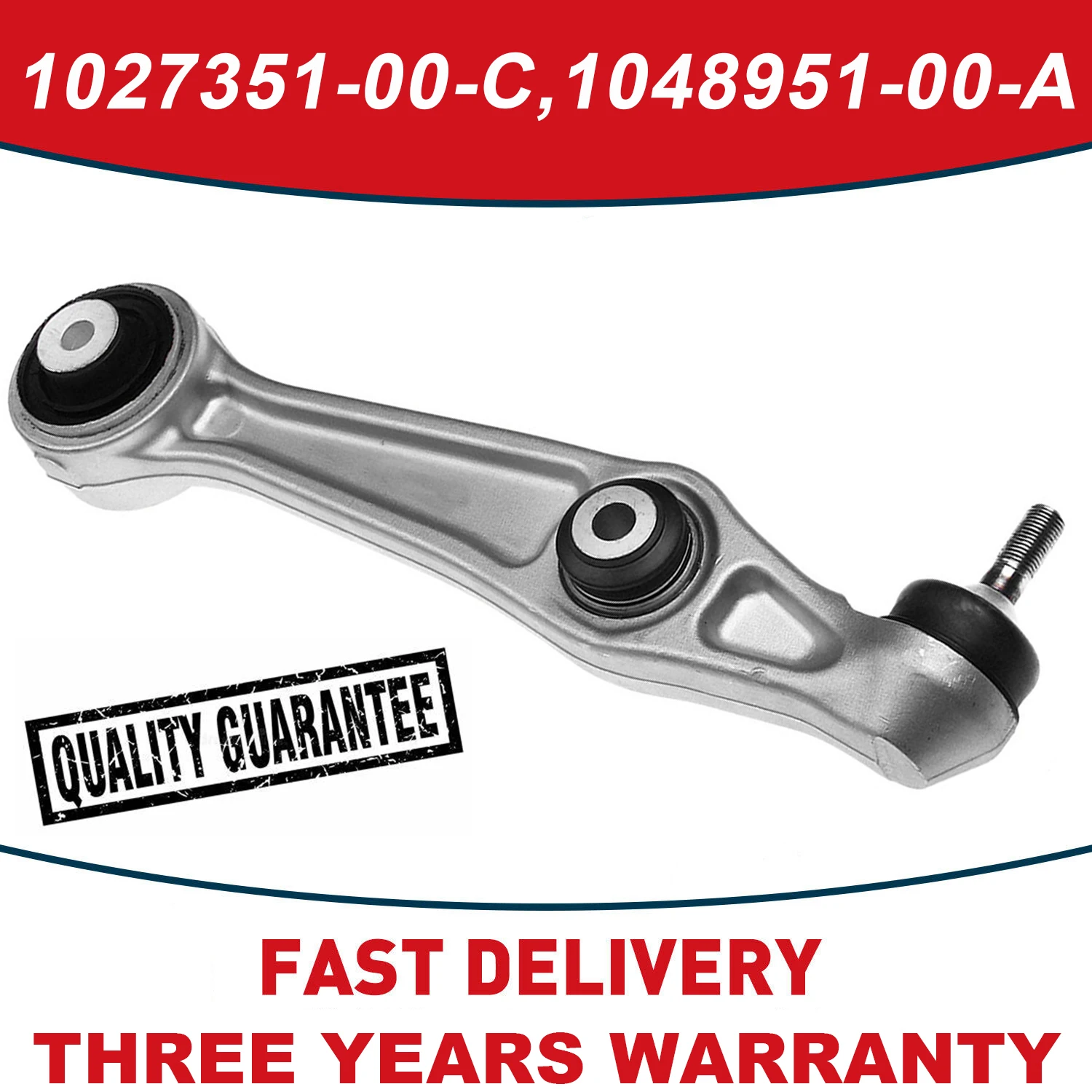 1027351-00-C New Front Lower Suspension Control Arm Straight Left Right For Tesla Model S/X 2012-2020 1048951-00-A 1048951-00-B