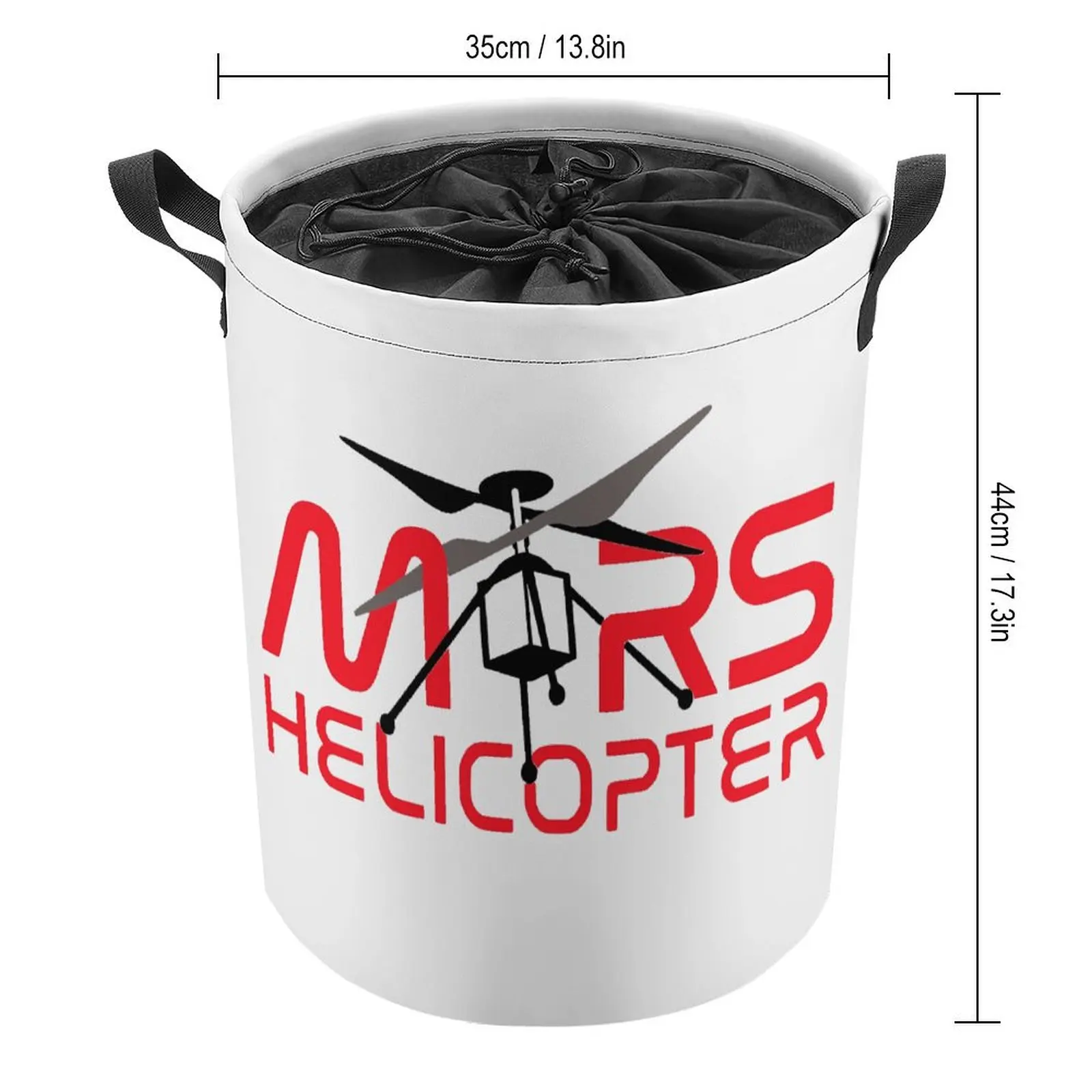 Tie Up Your Dirty Pocket JPL S Mars Helicopter Ingenuity Logo Essential Dust Proof Unique Laundry Basket Lifting Hand Portable S