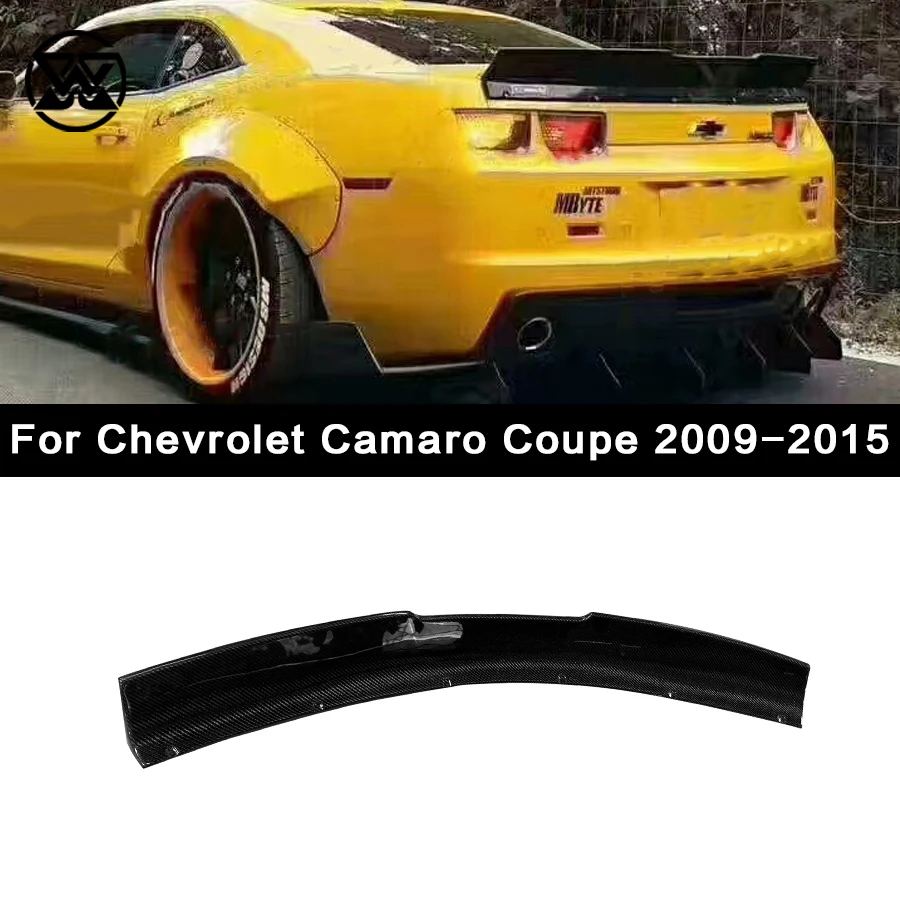 Carbon Fiber Rear Trunk Lid Spoiler For Chevrolet Camaro Coupe 09-15 Bumblebee MB Sytle Tail Wing Boot Lip Splitter Body Kit