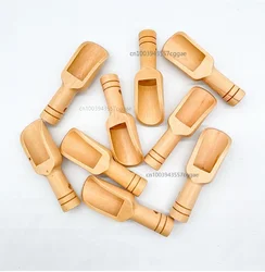 Mini Wooden Spoon Coffee Spoon Bathsalt Spoon Spa Tool Laundry Detergent Kitchen Spice Candy Flour Scoop Small Salt Shovel Scoop