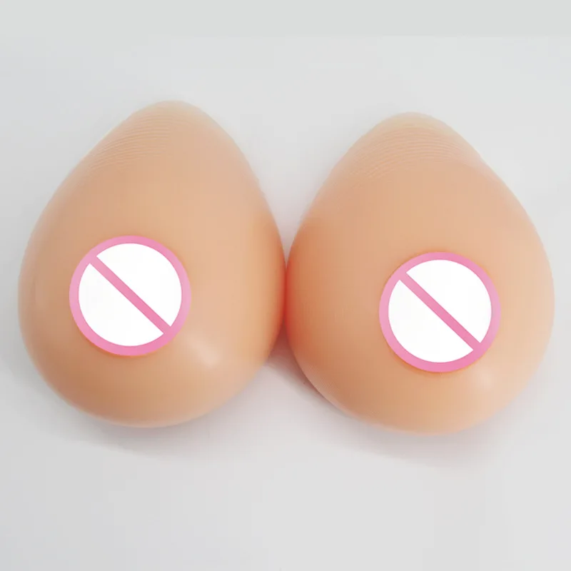 Realistic Silicone Adhesive False Breast Forms  Meme Crossdresser Shemale Fake Boobs Tits For Drag Queen