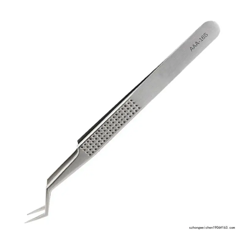 

28GF Chip Tin Planting Stainless Steel Tweezer High Hardness Used For Positioning Tin