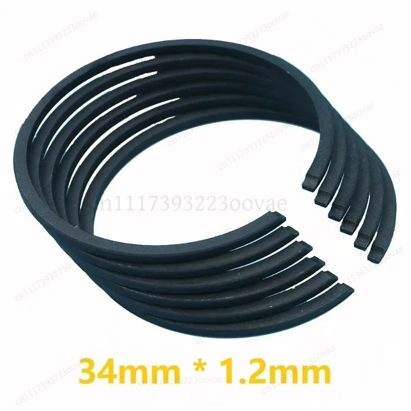 Df 34mm 1.2mm Piston Ring For 1E34F 26CC Engine Parts Fit SHIBAURA MITSUBISHI EFCO Grass Trimmer TL26 TU26 TL34 CG260 BC260
