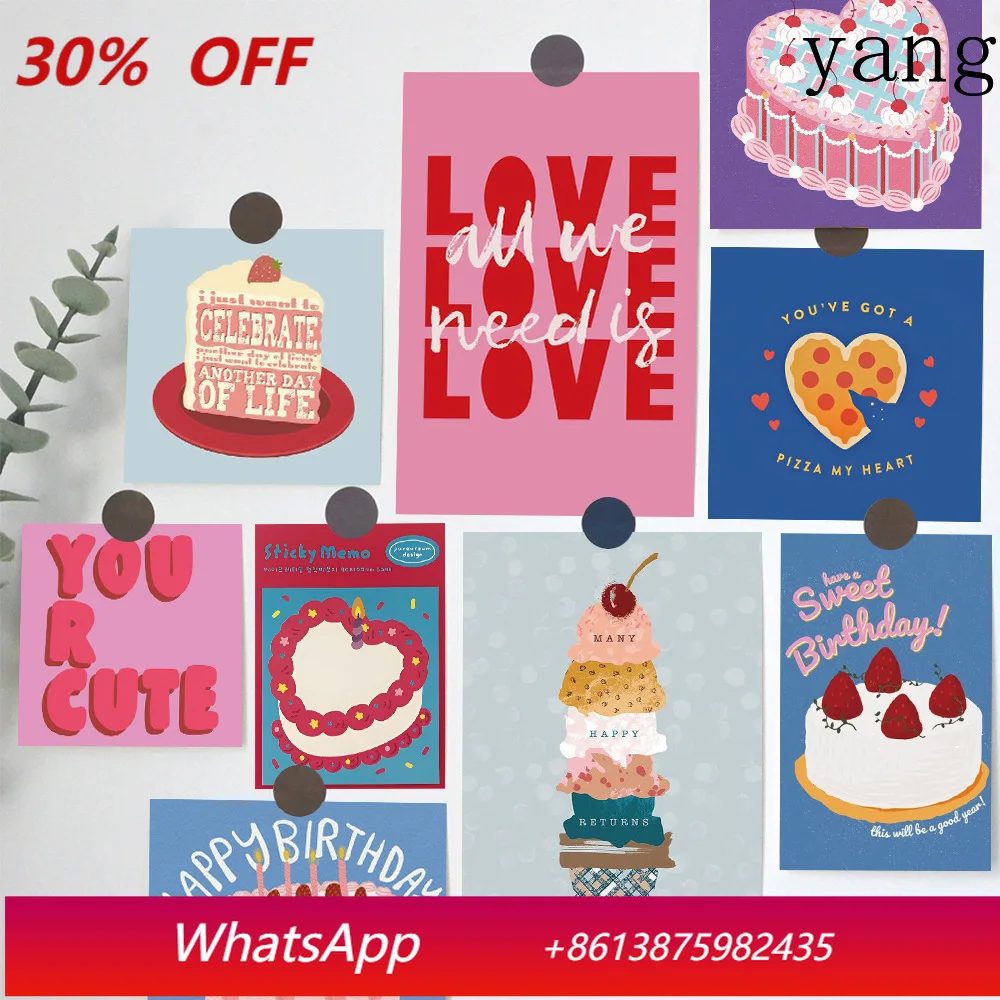 

CX 15 Birthday Greeting Cards Literary Birthday Gift Postcards