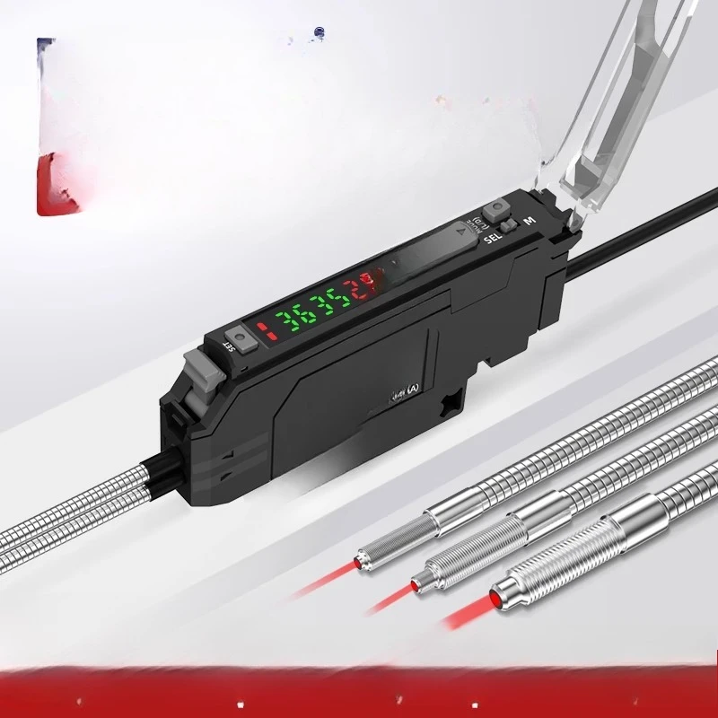 

Dual digital display, high-speed fiber amplifier, accurate detection, sorting and positioning, diffuse reflection fiber sensor