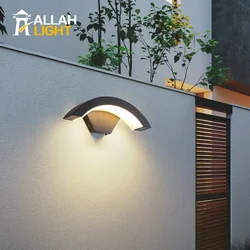 Applique murale LED imperméable conforme à la norme IP65, en aluminium, éclairage d'extérieur, idéal pour une chambre à coucher, un sentier, une véranda ou une rue, 24/18W, 85/265V