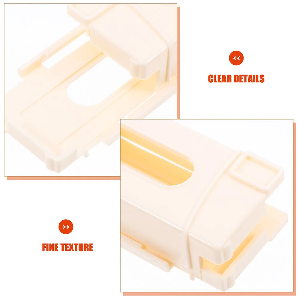 3 stuks Treinclips Bouwsteen Spelaccessoires Voor Diy Tracks Slot Clips Domino Treinaccessoires Plastic Domino Game Prop