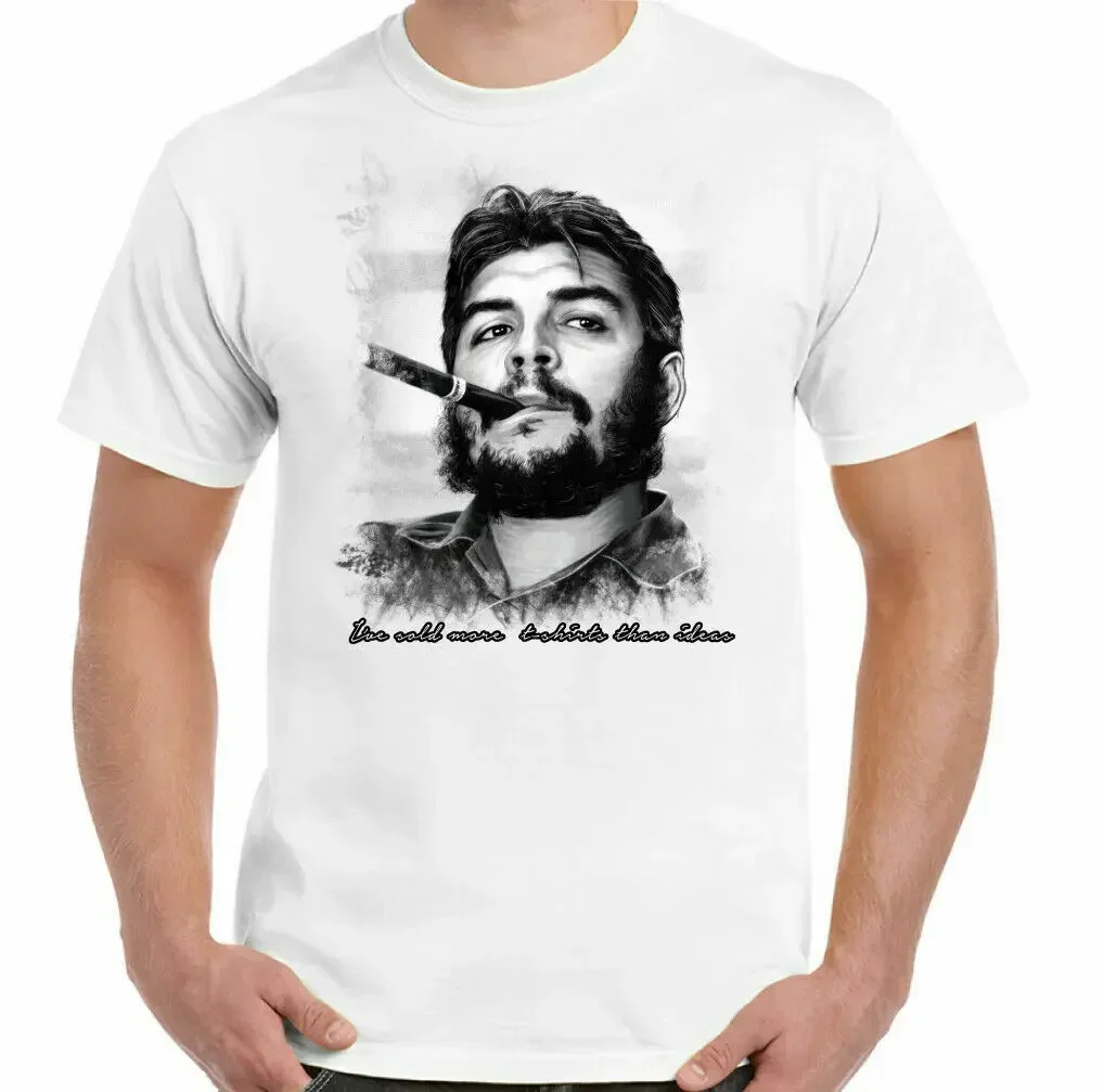 Che Guevara T-Shirt Sold More Than Ideas Mens Funny Top Cuba Freedom Fighter