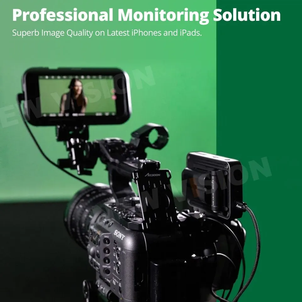 Accsoon Seemo Pro SDI In & Loop out HDMI In USB-C إلى iOS 1080PHD Video Adpter iPhone iPad شحن تسجيل المراقبة في الوقت الحقيقي #4