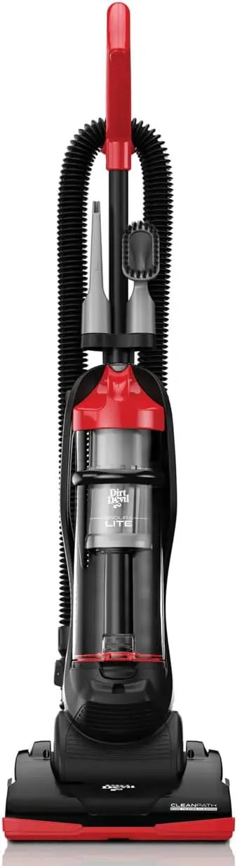 

New Endura Lite Bagless Vacuum Cleaner, Small Upright for Carpet and Hard Floor, Lightweight, UD20121PC, Red