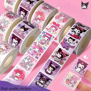 Stiker dekoratif seri Sanrio 500 buah, cocok untuk ruangan, ruang tamu, hiasan dinding, stiker berperekat dan mudah sobek 10 kamar tidur stiker penjualan terbaik - №