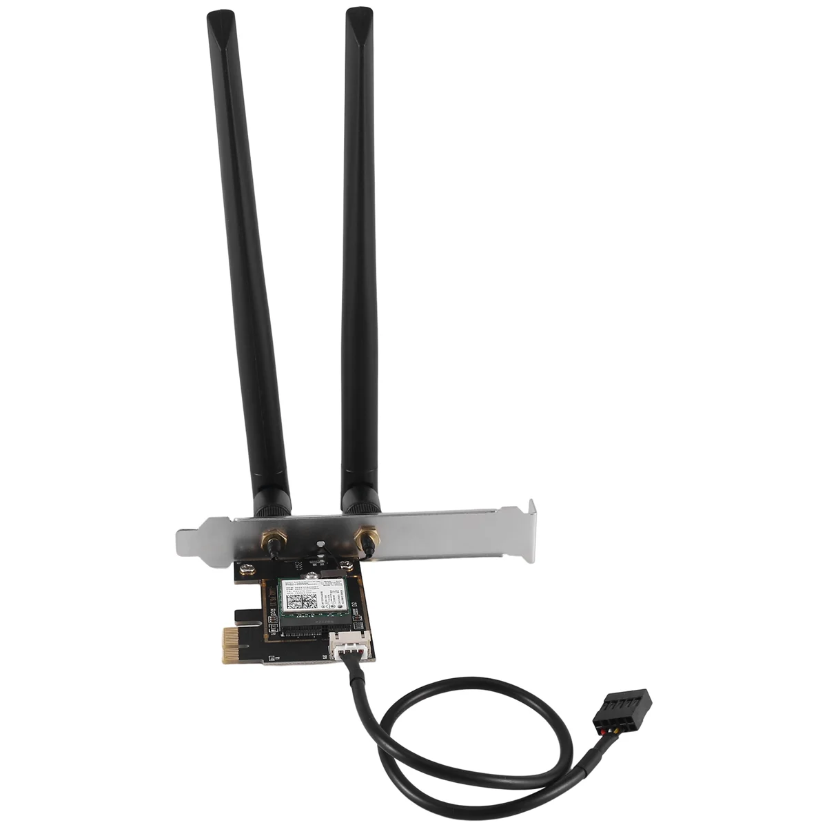 

HOT!!AC7260 7260NGW WiFi Card 2.4G/5G 867Mbps 802.11AC+Bluetooth Wireless Card Adapter PCIE Adapter with 2X8DB Antenna
