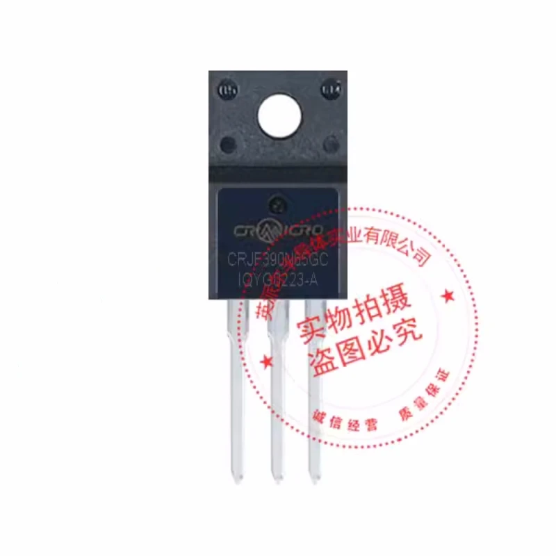 New Original 10Pcs CRJF390N65GC TO-220F 650V 11A MOSFET Field Effect Transistor Good Quality