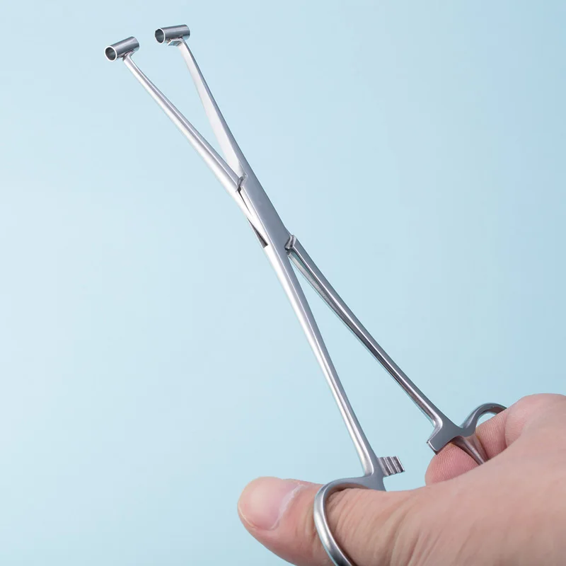 1PC Surgical Steel Piercing Needles Tube Plier Tool Forceps Safety Tweezers Navel Nose Septum Tragus Ear Piercing Jewelry Clamp