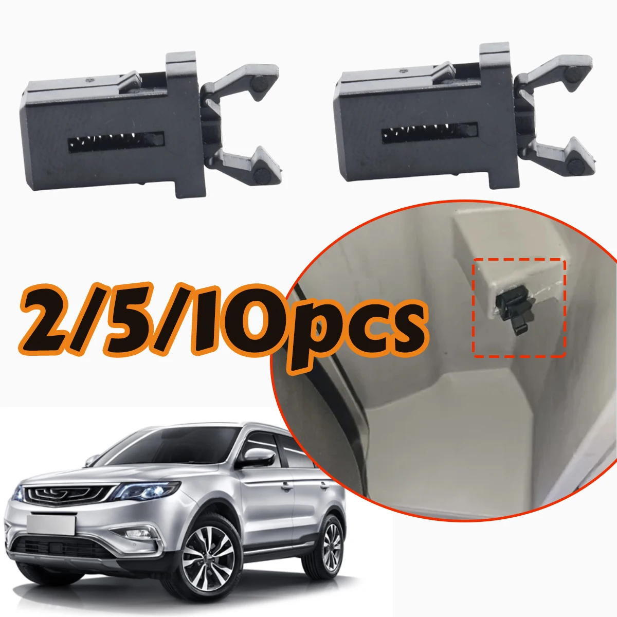 Trash Can Lock Self-Locking Switch Catch Compatible Touch Lid Latch Clip PR-001 for Geely Atlas Pro 2019- Console Compartment