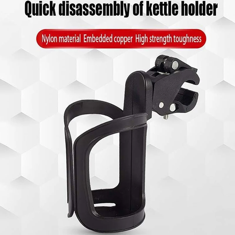 Destacável Quick Handcart Kettle Holder para Crianças, Cup Holder, Acessórios do carro, Bicicleta